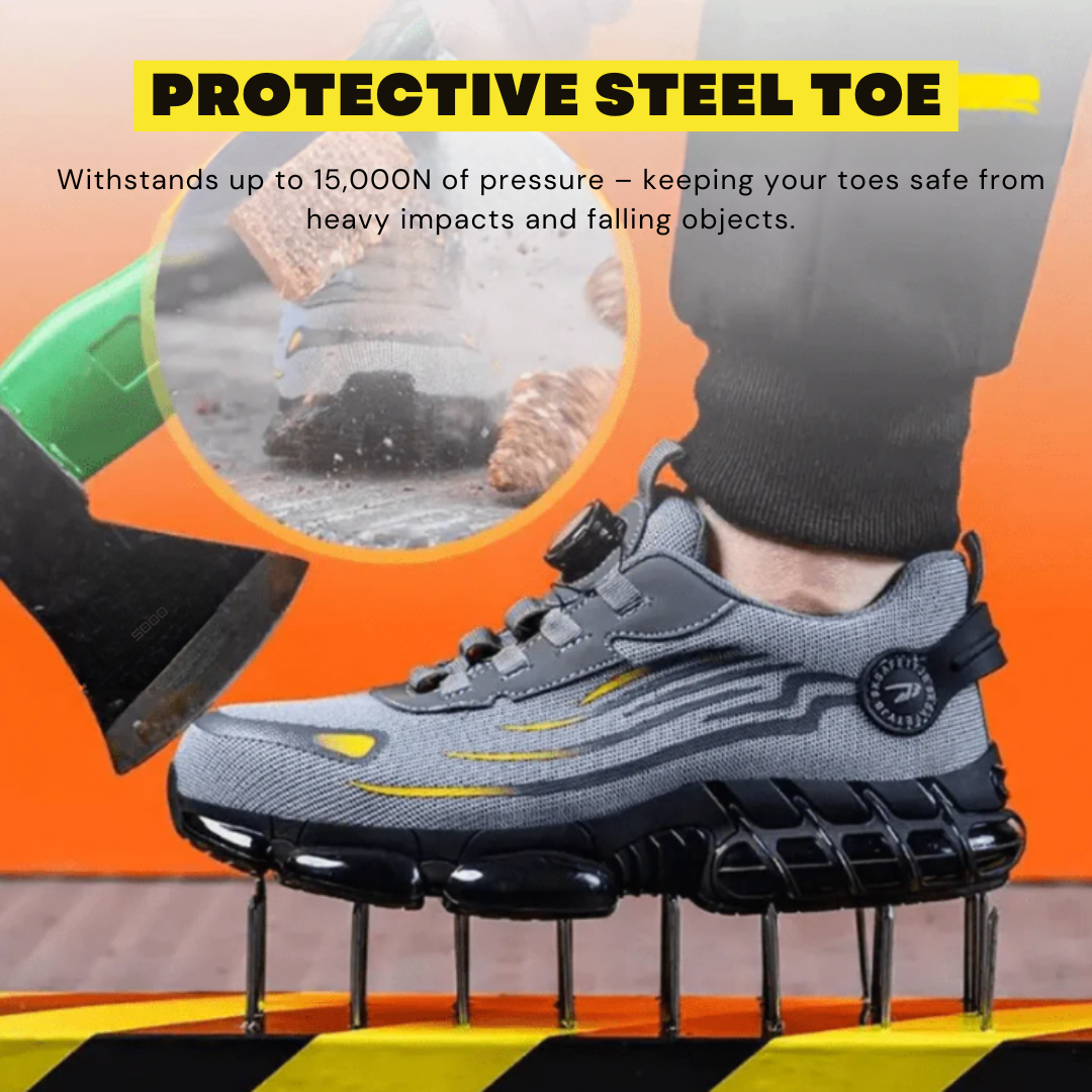 Indestructible Safety Sneakers – Titanium KVT™