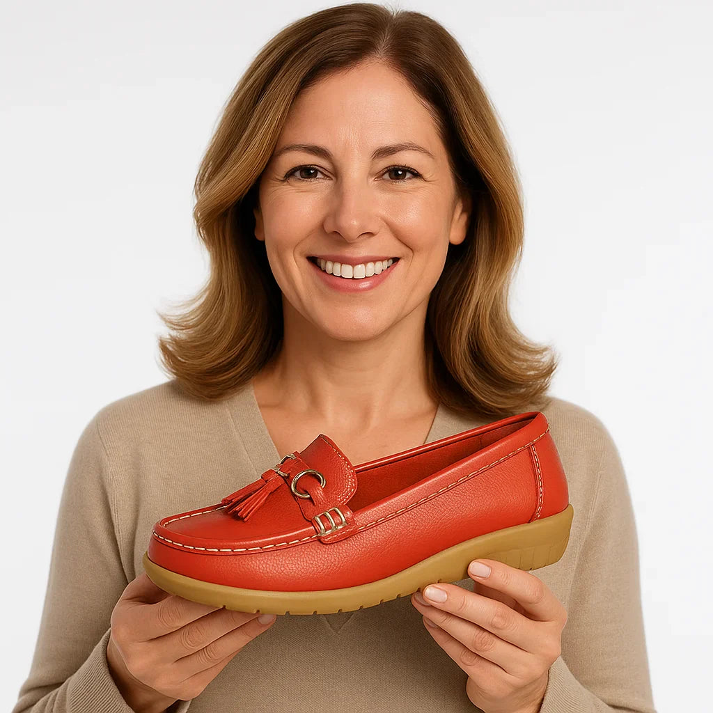 Orthopedic Leather Moccasin • Ponty