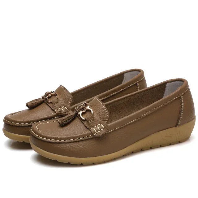 Orthopedic Leather Moccasin - Ponty