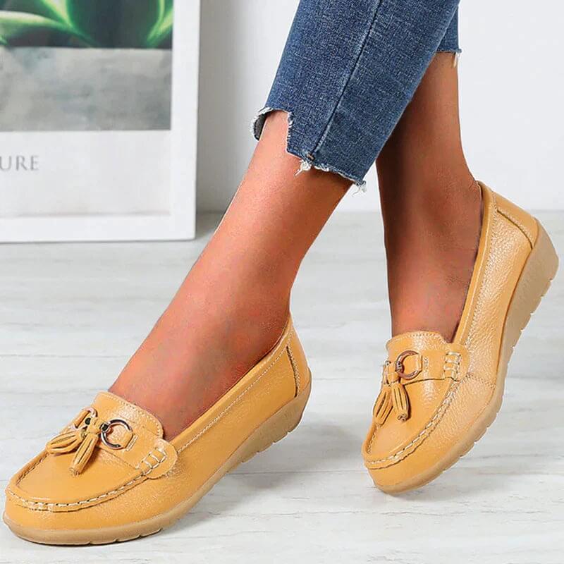 Orthopedic Leather Moccasin - Ponty