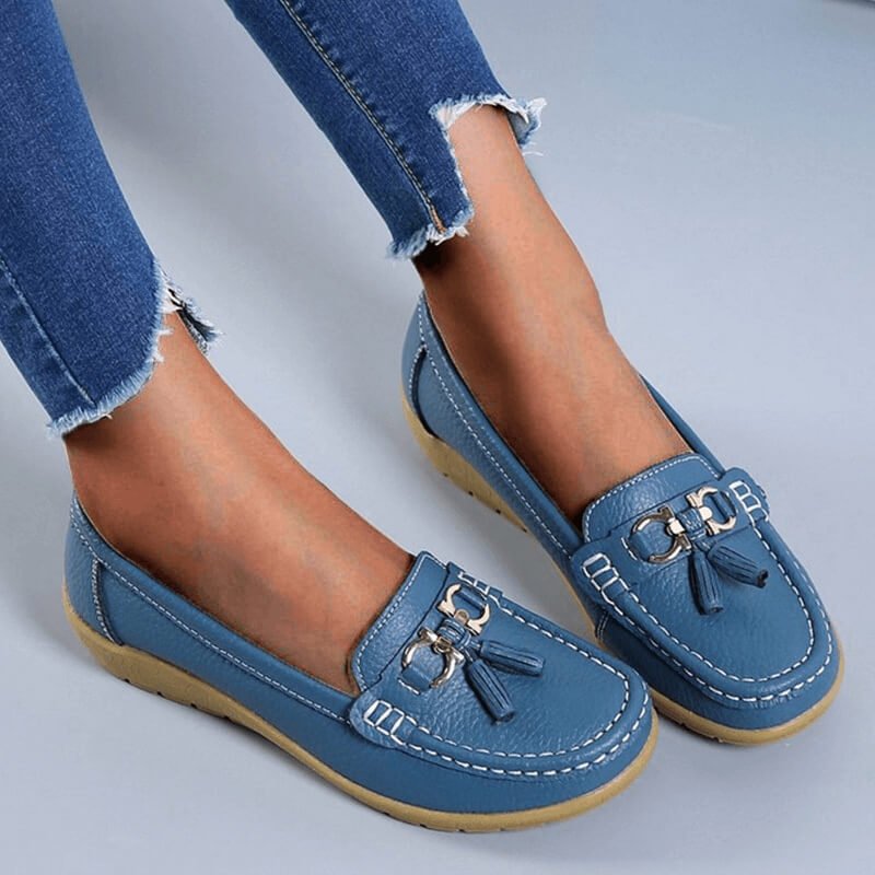 Orthopedic Leather Moccasin - Ponty