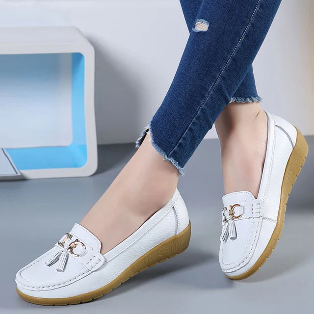 Orthopedic Leather Moccasin - Ponty