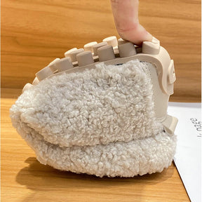 Arielle Plush Moccasins With Non-Slip Sole | Ponty