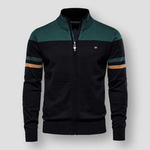 Atlas Retro Striped Bomber Jacket | Ponty