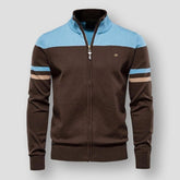 Atlas Retro Striped Bomber Jacket | Ponty